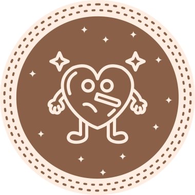 Yalancı Kalp Ayırt Edici Modern Temiz Sanat Özelliği