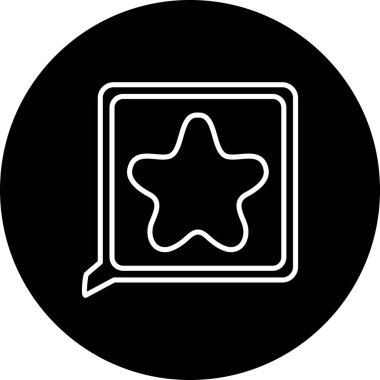 Yorum Rozeti Yaratıcı Modern Düz Vektör Tasarımı