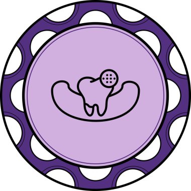 Diş Enfeksiyonu Minimum Yüksek Kalite Grafik Sembolü