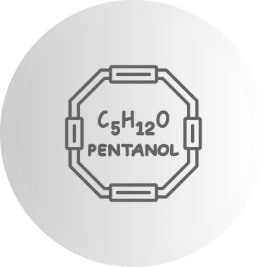 Pentanol Yaratıcı Yüksek Çözünürlüklü Grafik Elementi