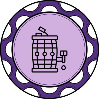 Fıçı Zarif Minimum Dijital Tasarım Özelliği