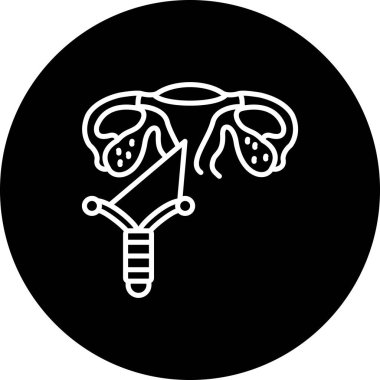 Rahim içi Aygıt Zarif Çağdaş Dijital Grafik Özelliği