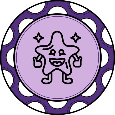 Sportif Yıldız Asgari Kalite Grafik Sembolü