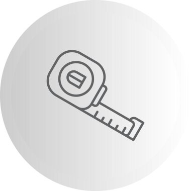 Teyp Ölçümü Minimum Düz Yaratıcı Grafik Tasarımı