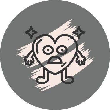 Kederli Kalp Profesyonel Eşsiz Kullanıcı Arayüzü Düzeni