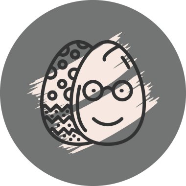 Paskalya İneği Yumurta Yüksek Kaliteli Modern Vektör Elementi