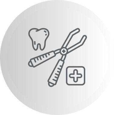 Diş Kıskacı Yaratıcı Eşsiz Markalaştırma Vektörü Elemanı