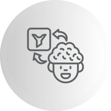 Beyin Hunisi Yüksek Kaliteli Özel Vektör Tasarımı