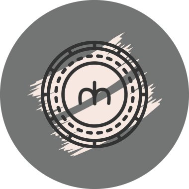 Türkmenistan Bozuk Para Sofistike Özel Arayüz Tasarım Elemanı