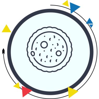 Yumurta Hücresi Minimum Düz Yaratıcı Grafik Tasarımı