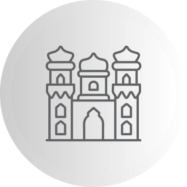 Cami Minimum Yüksek Kalite Grafik Sembolü