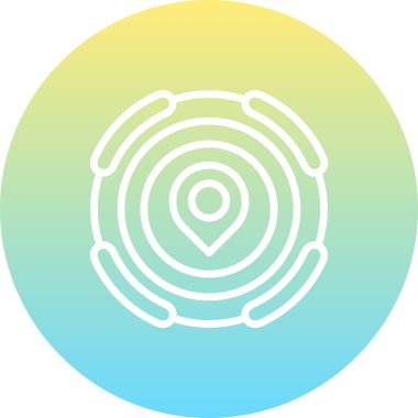 Konum Asgari Dijital Grafik Sembolü