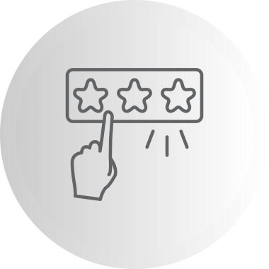 Geribildirim Düğmesi Zarif Modern Yaratıcı Sanat Sembolü