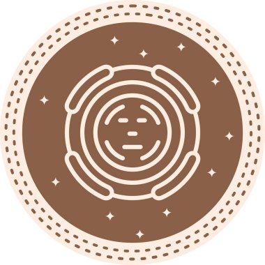 Yüz Kimliği Biçimlendirilmiş Marka Vektörü Özelliği