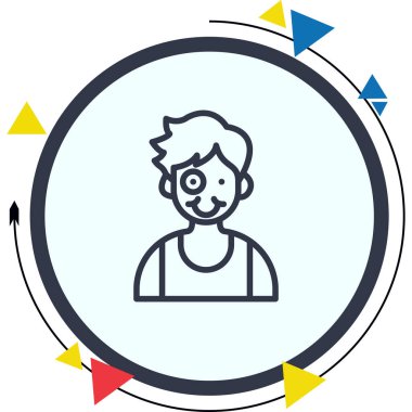 Zany Boy Eşsiz Yenilikçi Dijital Grafik Sembolü