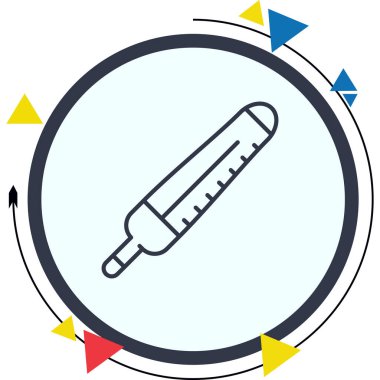 Termometre Sofistike Temiz Ürün Grafik Şekli