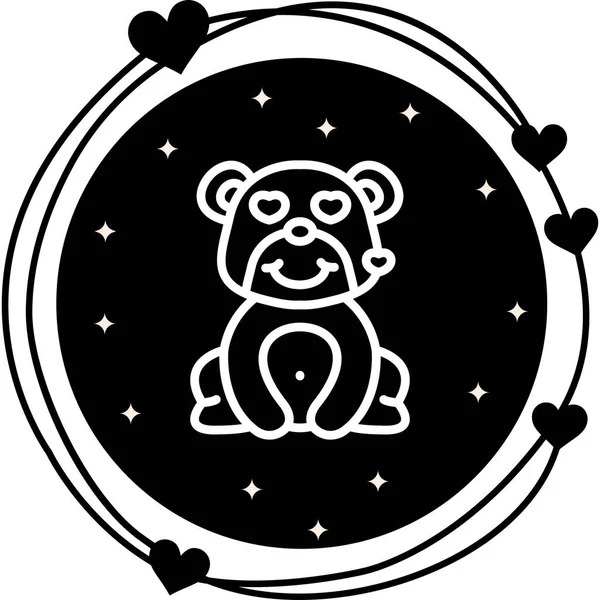 Kalpli Gülümse Ayı Premium Temiz Dijital Sanat Düzenlemesi