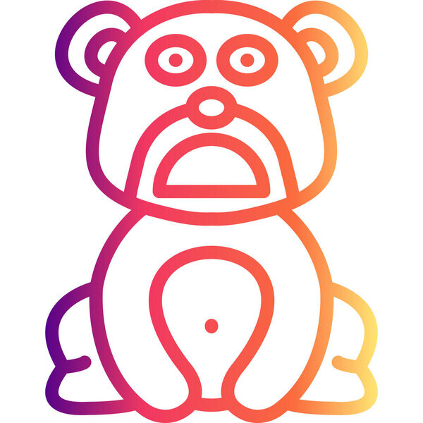Anguished Bear Creative Functional Web Графический символ