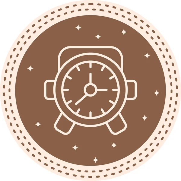 Alarm Saati Dinamik Sofistike Düz Sanat Düzeni