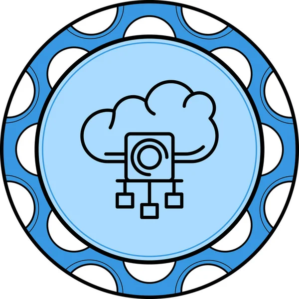 Bulut Eşzamanlaması Özel Vektör Tasarımı Varlığı