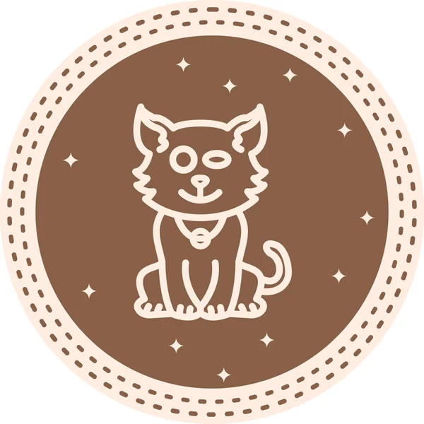 Flirty Cat Parlak Modern Yaratıcı Sanat Düzenlemesi