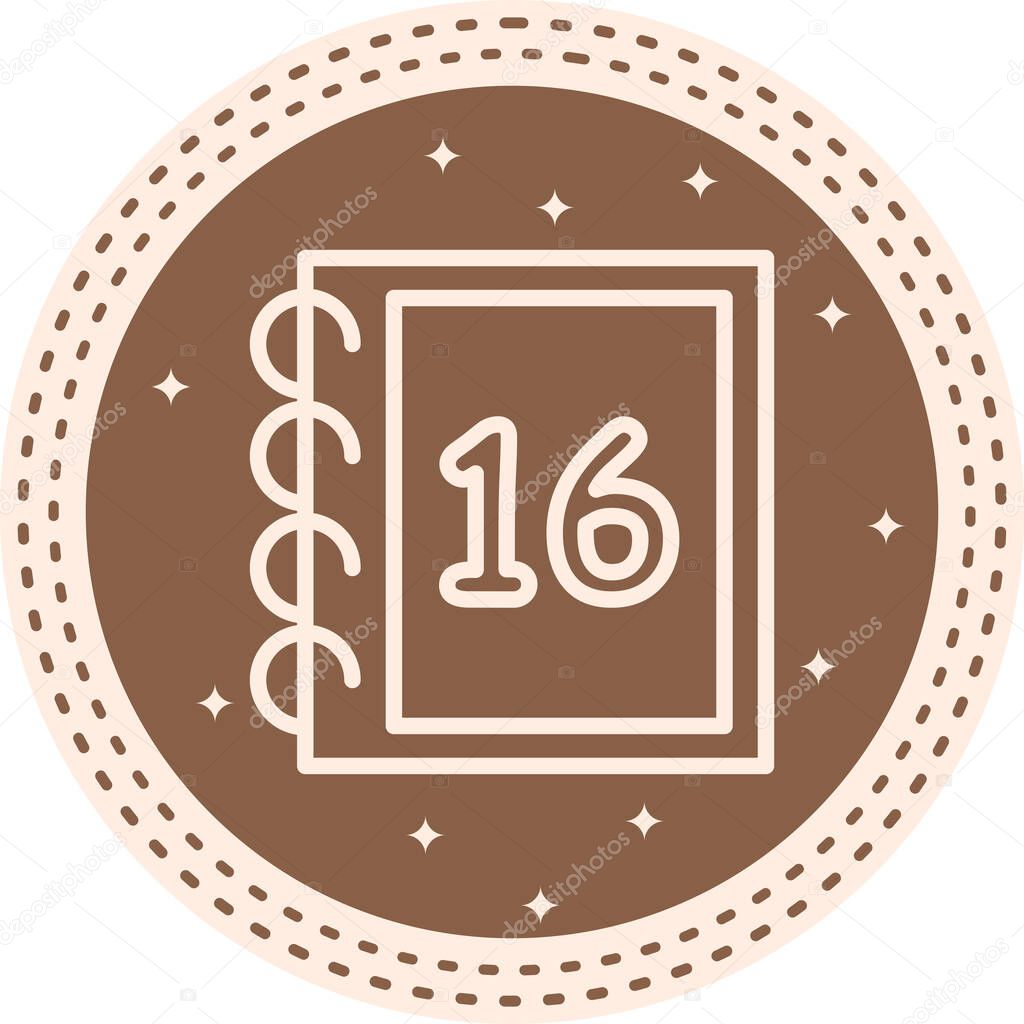 Math Sixteen Balanced Custom Flat Vector Layout