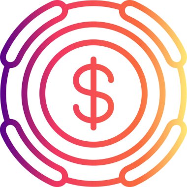 Dolar Dengeli Yenilikçi Ürün Grafik Elementi