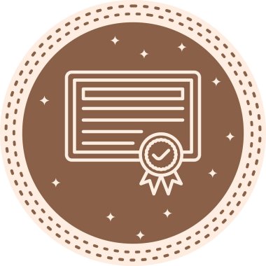 Diploma Modern Soyut Yaratıcı Tasarım Varlığı