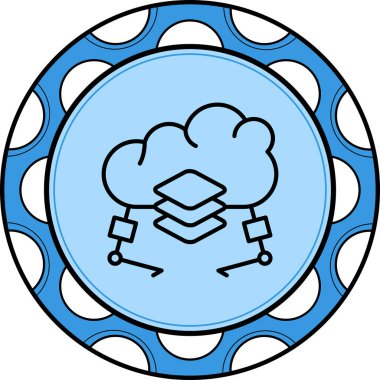 Bulut Duruşu Modern Dijital Sanat Nesnesi