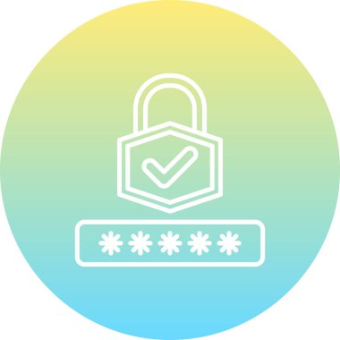 Parola Onaylanmış Belirgin Vibrant Dijital Grafik Özelliği