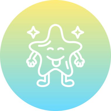 Tatlı Yıldız Yaratıcı Web Fonksiyonel Grafik Sembolü