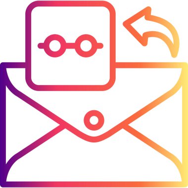 E- posta Gözlüğü Entelektüel Minimum Arayüz Tasarımı Elementi