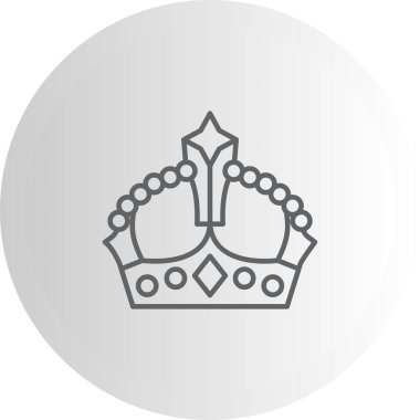 Crown Ayırt Edilmiş Profesyonel Yaratıcı Grafik Elementi