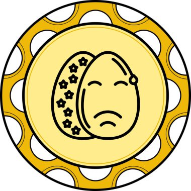 Paskalya Utandırılmış Yumurta Rafineri Temiz Sayısal Grafik Düzeni