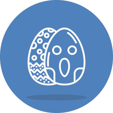 Paskalya Şok Etti Yumurta Dengeli Profesyonel Markalaşma Grafik Sembolü