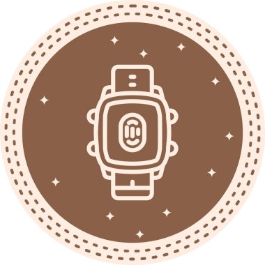 Akıllı Saat Parmak Yazdırma Yüksek Kaliteli Özel Vektör Tasarımı