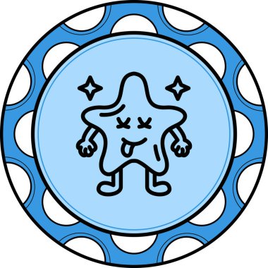 Ölü Yıldız Zarif Profesyonel Düz Grafik Sembolü