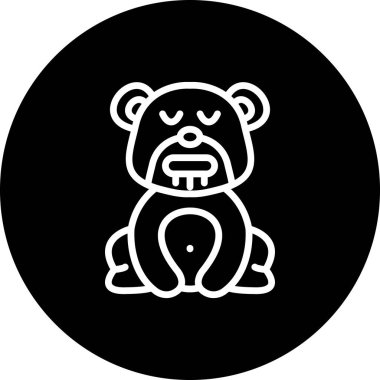 Salyalı Ayı Stili Düz Kullanıcı Arayüzü Özelliği