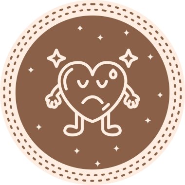 Hayal kırıklığı Kalp Zarif Modern Marka Vektör Varlığı