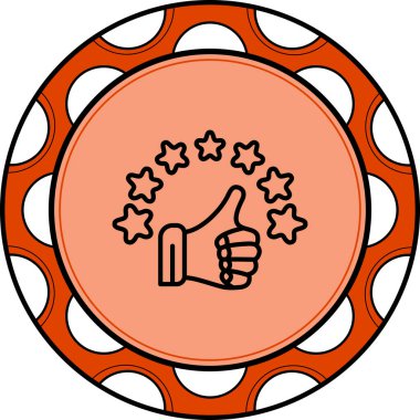 Müşteri Yıldızı Beğeni Yaratıcı Dinamik Web Tasarımı Nesnesi