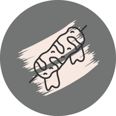 Kebap Yüksek Kaliteli Özel Vektör Tasarımı