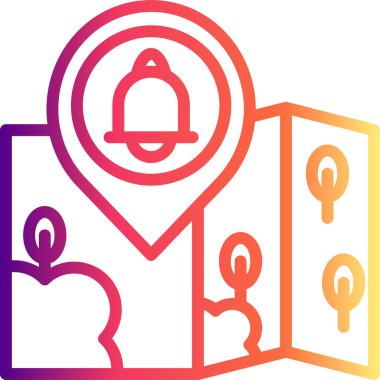 konum. Web simgesi basit illüstrasyon