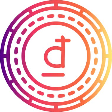 Bozuk para. Web simgesi basit illüstrasyon