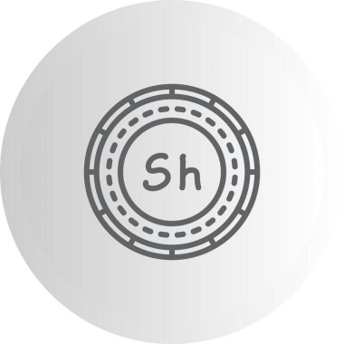 Sikke Simgesi vektör illüstrasyonu