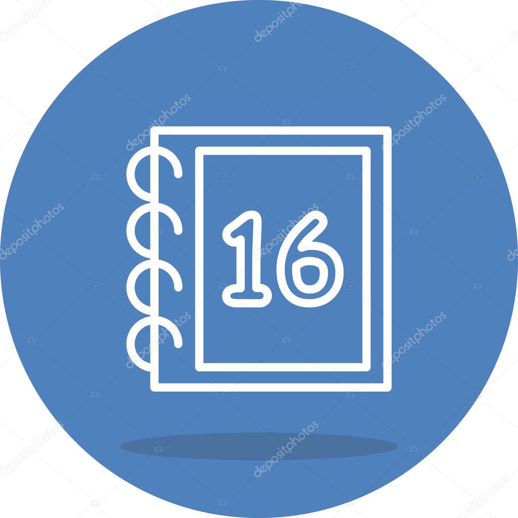 Math Sixteen Unique Flat Digital Design Object