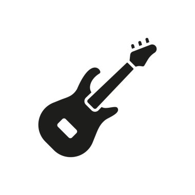 Cesur müzik, performans ve yaratıcı markalaşma görselleri için glyph gitar simgesi.