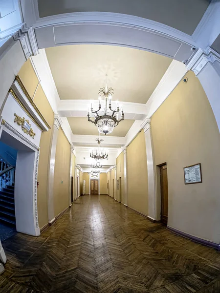 Several Classic Chandeliers Corridor Opera House — Stock Photo, Image