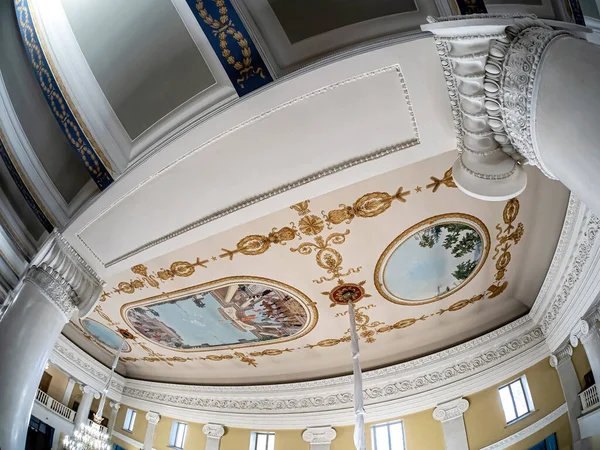 Columns Balcony Opera Ballet Theater Capitals Columns Decorated Ionic Style — Stock Photo, Image