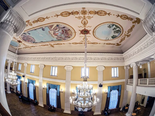 View Balcony Foyer Opera Ballet Theater Second Floor Capitals Columns — Stock Photo, Image