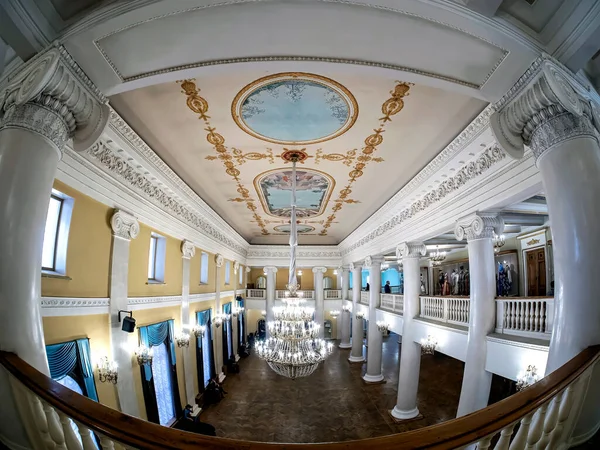 View Balcony Foyer Opera Ballet Theater Second Floor Capitals Columns — Stock Photo, Image